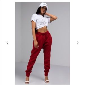 YELLOW Champion Sweatpants